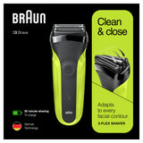 Braun Series 3 300 Black/Green