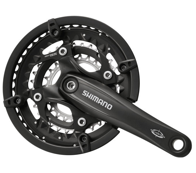 Crankstel 3 X 10 Speed Shimano Trekking Fc-T521 Met 175Mm Crankarm 44-32-24T Octalink - Zwart