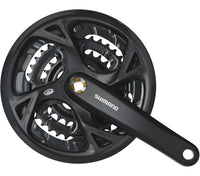 Crankstel 3 X 9 Speed Shimano Altus Fc-M371 Met 175Mm Crankarm 48-36-26T - Zwart