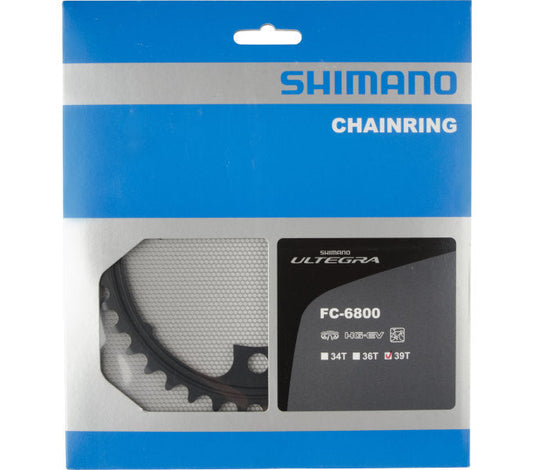 Kettingblad 39T Shimano Ultegra Fc-6800 (Md) 2X11 Speed - Zwart