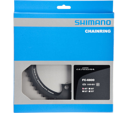 Kettingblad 46T Shimano Ultegra Fc-6800 (Mb) 2X11 Speed - Donkergrijs