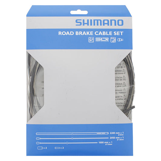 Remkabelset Shimano Race Rvs - Zwart