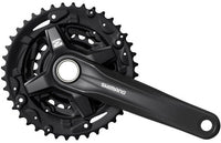 Crankstel 3 X 9 Speed Shimano Fc-Mt210 Met 170Mm Crankarm 44-32-22T - Zwart