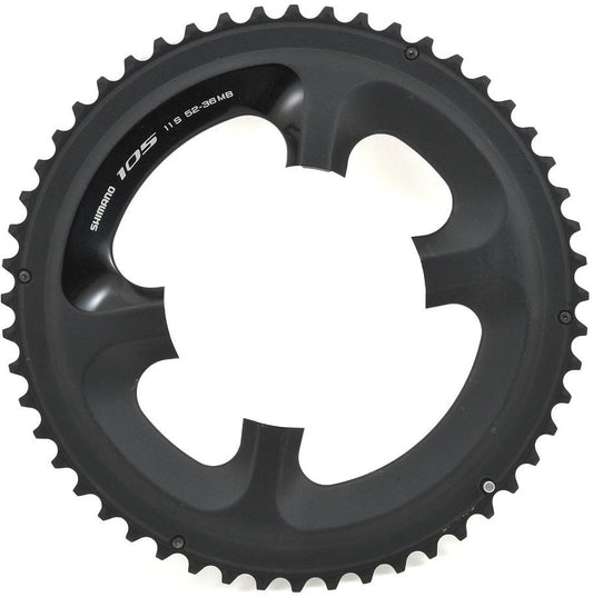 Kettingblad 52T Shimano 105 Fc-5800 Mb - Zwart (Voor 52-36T)