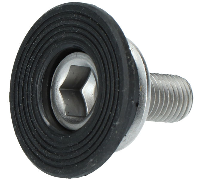 Crank Bevestigingsbout Met Afdekkap Shimano Fc-Tx501 / Fc-Ty501 - Zwart/Zilver