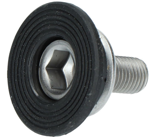 Crank Bevestigingsbout Met Afdekkap Shimano Fc-Tx501 / Fc-Ty501 - Zwart/Zilver