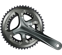 Crankstel 2 X 10 Speed Shimano Tiagra Fc-4700 - 172,5/50-34T Met Holle As - Zwart