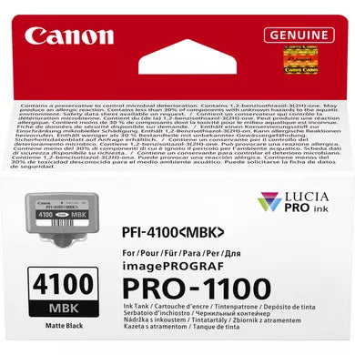 Canon Pfi-4100 Mbk Matte Black