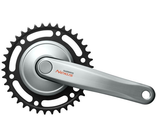 Crankstel 38T Shimano Nexus C6000 Met 170Mm Crankarm - Zilver