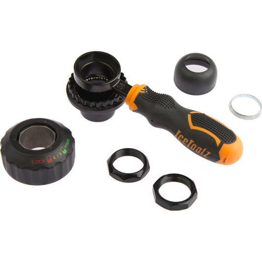 Balhoofdmoersleutel 32/36Mm Icetoolz 240Nx10 Voor Post-Modern Of Shimano Balhoofd Lock Systemen