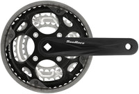 Crankstel 7/8 Speed Sunrace Fcm300 48-38-28T/170Mm Voor Vierkante As - Zwart