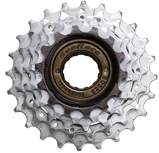 Freewheel 6 Speed Sunrace Mfr2A 14-24T - Zwart