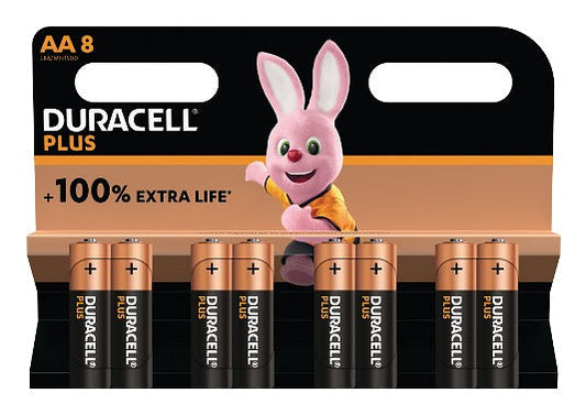 1X8 Duracell Plus Power Boost Mignon Mn1500 Aa Lr6 1,5V