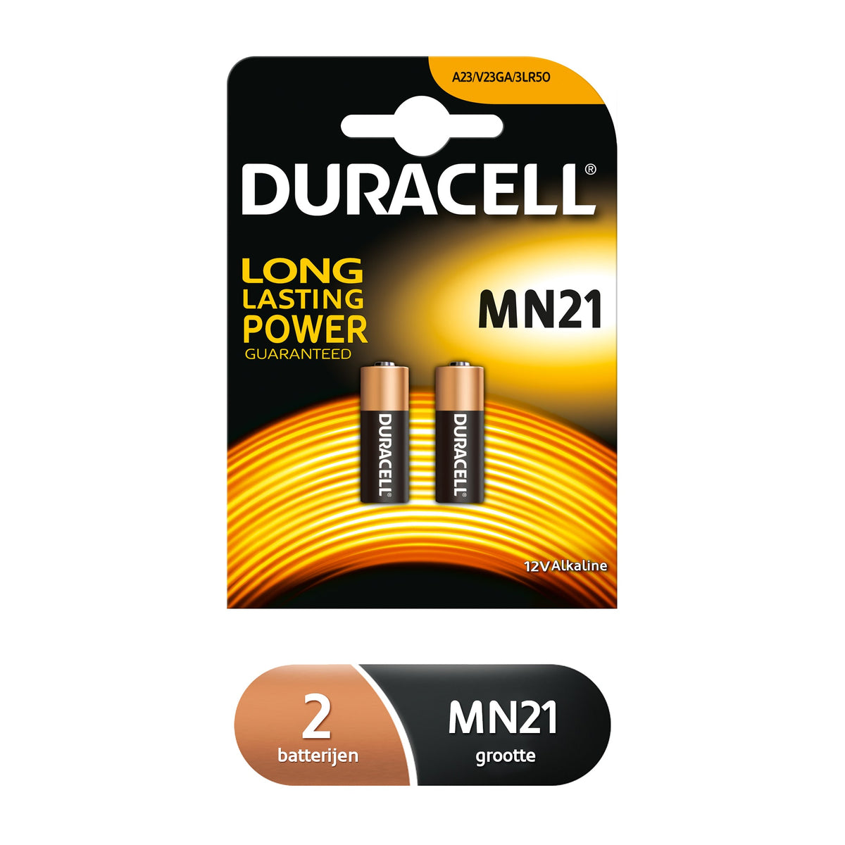 Duracell Batt. Spec.   Mn21 A2