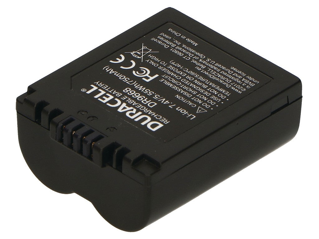 Duracell Li-Ion Akku 750 Mah For Panasonic Cga-S006