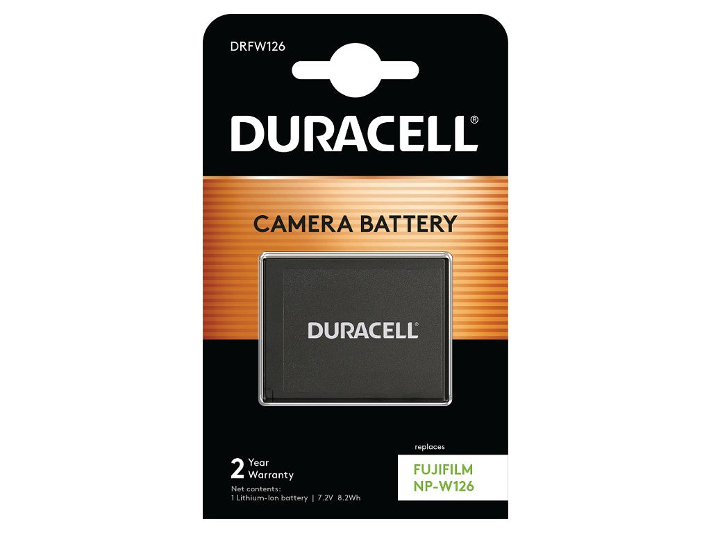 Duracell Li-Ion Battery 1140Mah For Fujifilm Np-W126