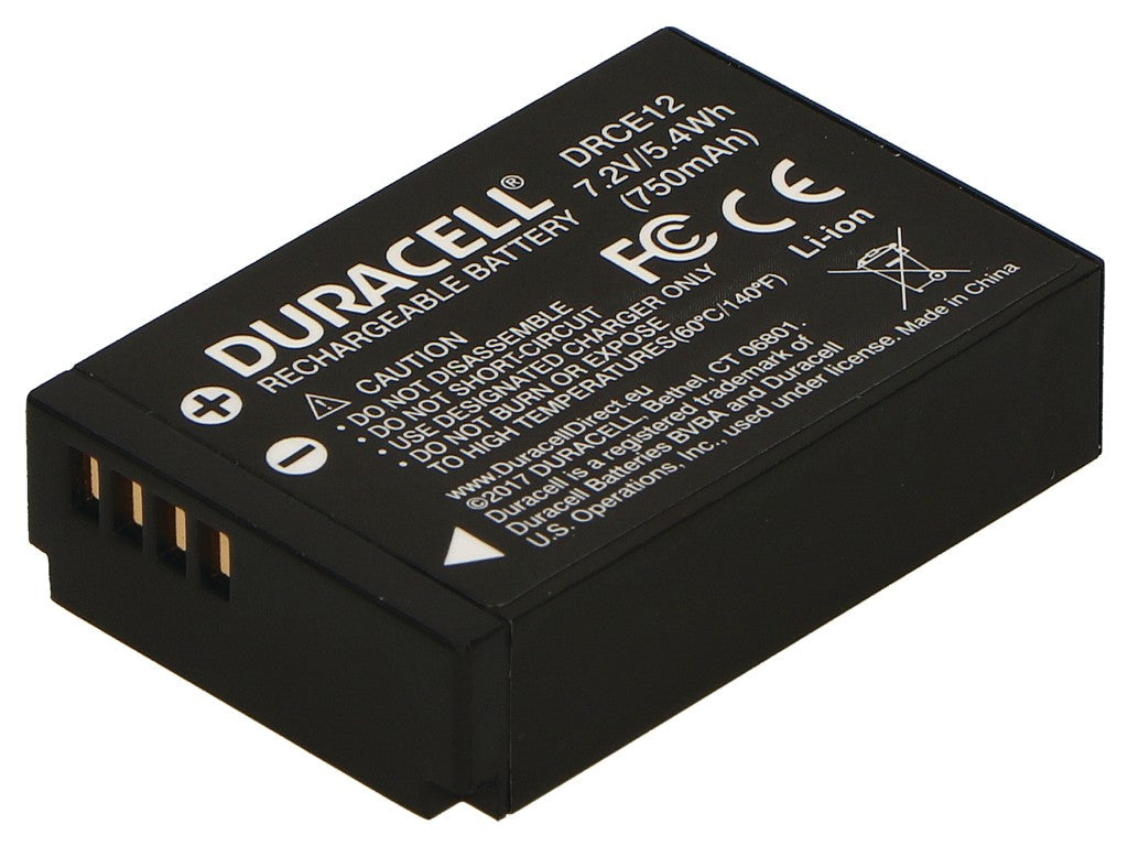 Duracell Li-Ion Akku 750 Mah For Canon Lp-E12