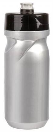 Bidon Met Schroefdop Polisport S600 - 600 Ml - Zilver / Zwart