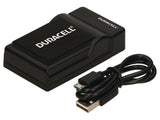 Duracell Charger W. Usb Cable For Olympus Blh-1