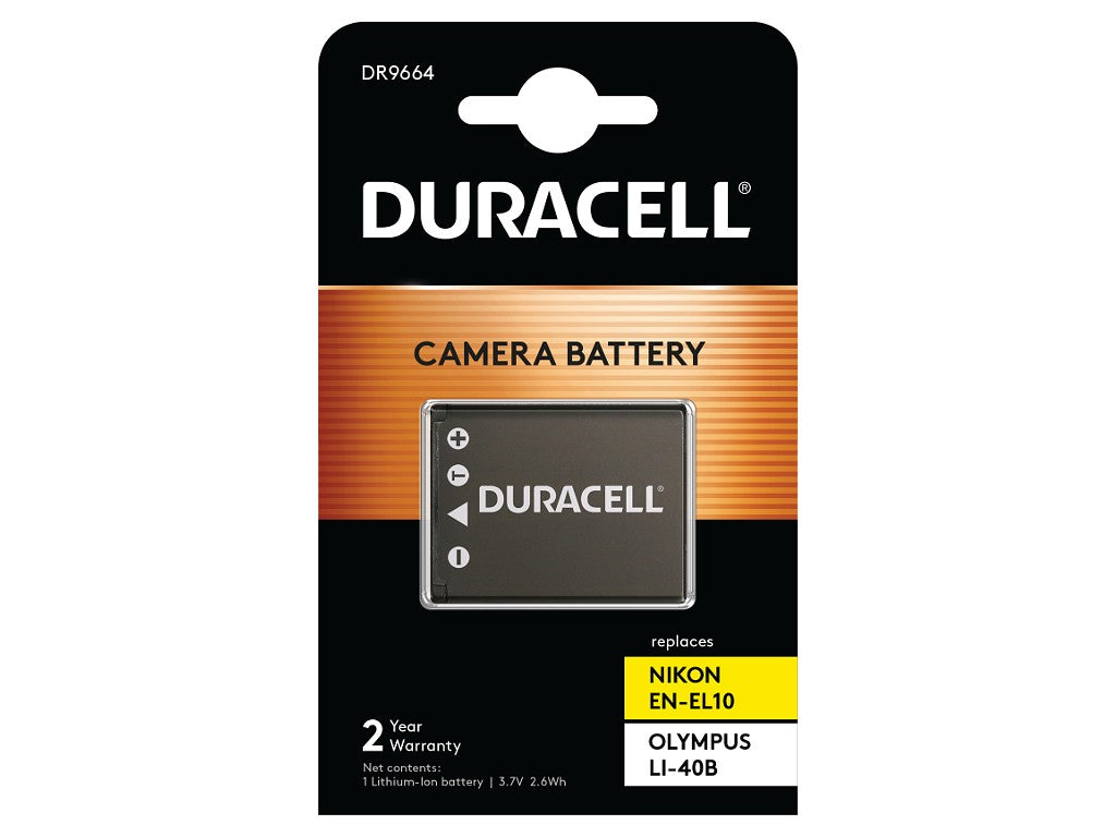 Duracell Li-Ion 700 Mah For Olympus Li-40B Nikon En-El10