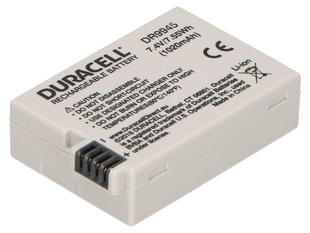 Duracell Li-Ion Akku 1020 Mah For Canon Lp-E8