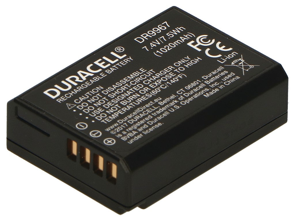 Duracell Li-Ion Akku 1020 Mah For Canon Lp-E10