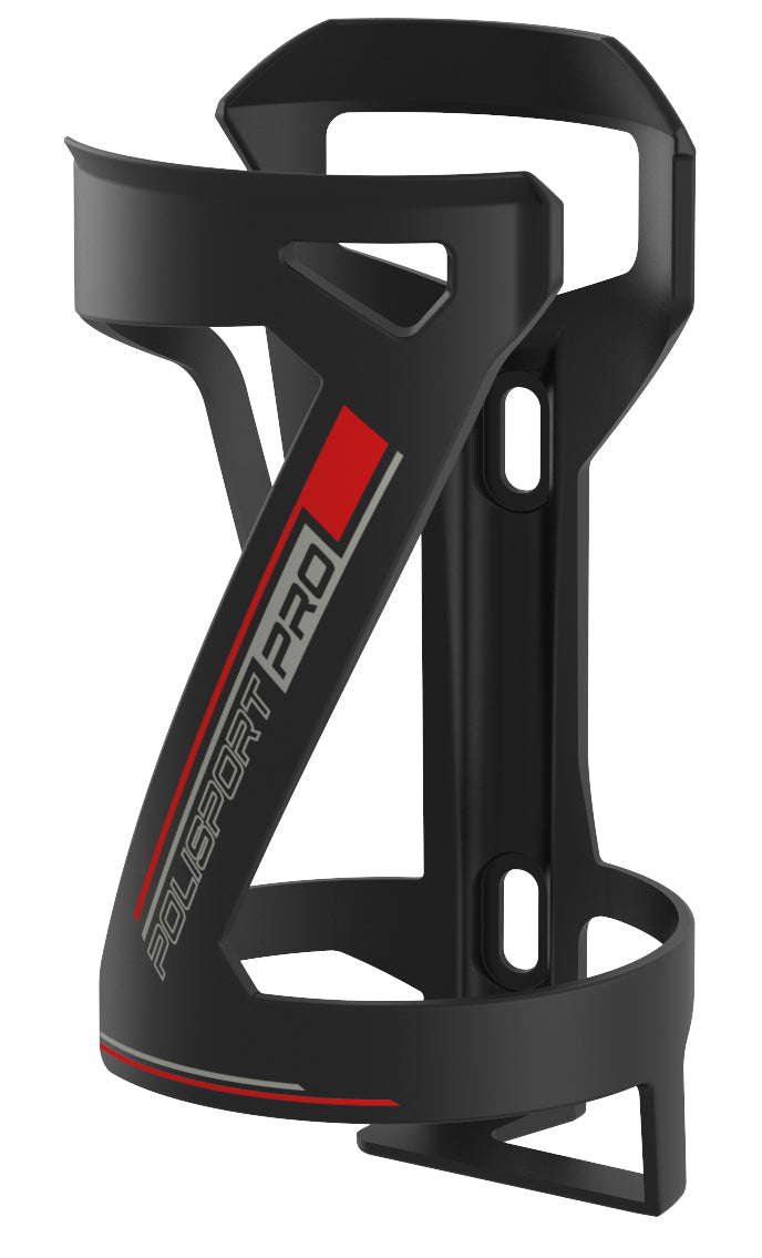 Bidonhoudere Polisport Side Cage - Zwart/Rood