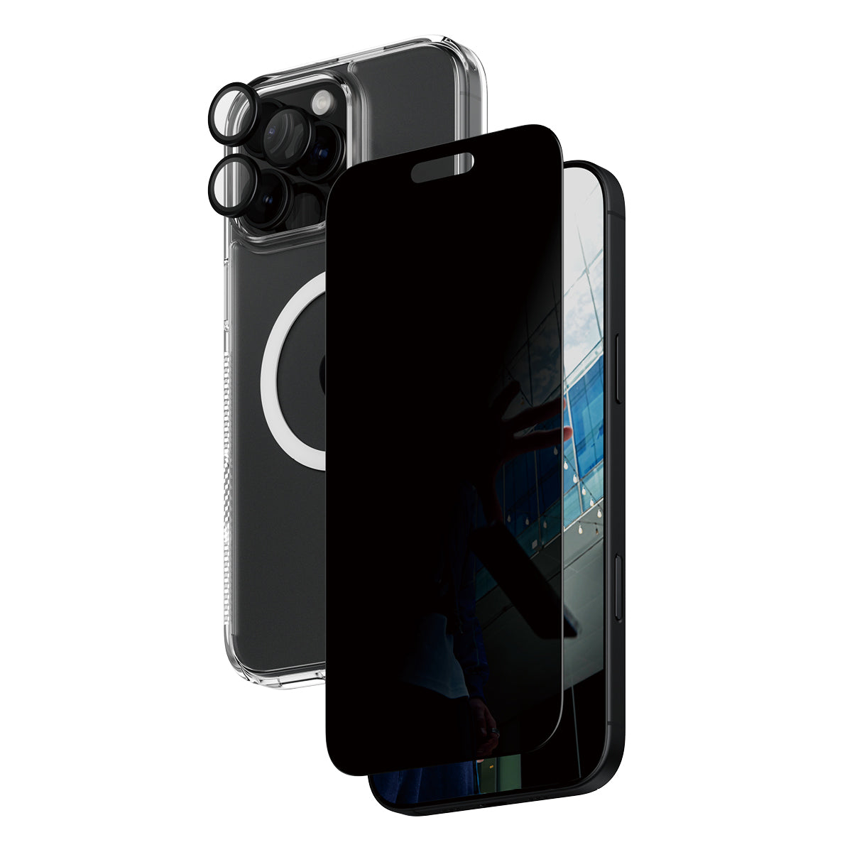 Panzerglass 3-In-1 Privacy Protection Bundle Ip 16 Pro Max