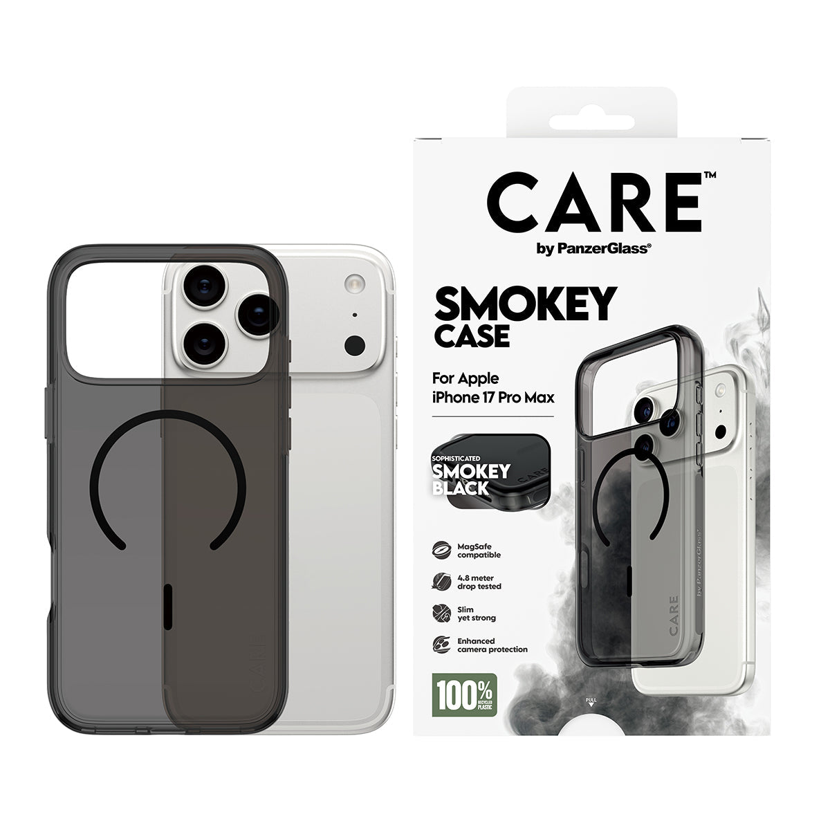 Care By Panzerglass Case Urban Expl Smokey Bk Magsafe Ip 17 P M