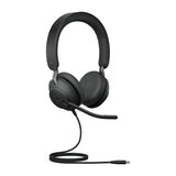 Jabra Evolve2 40 Se Ms Stereo Headset Black Usb-C