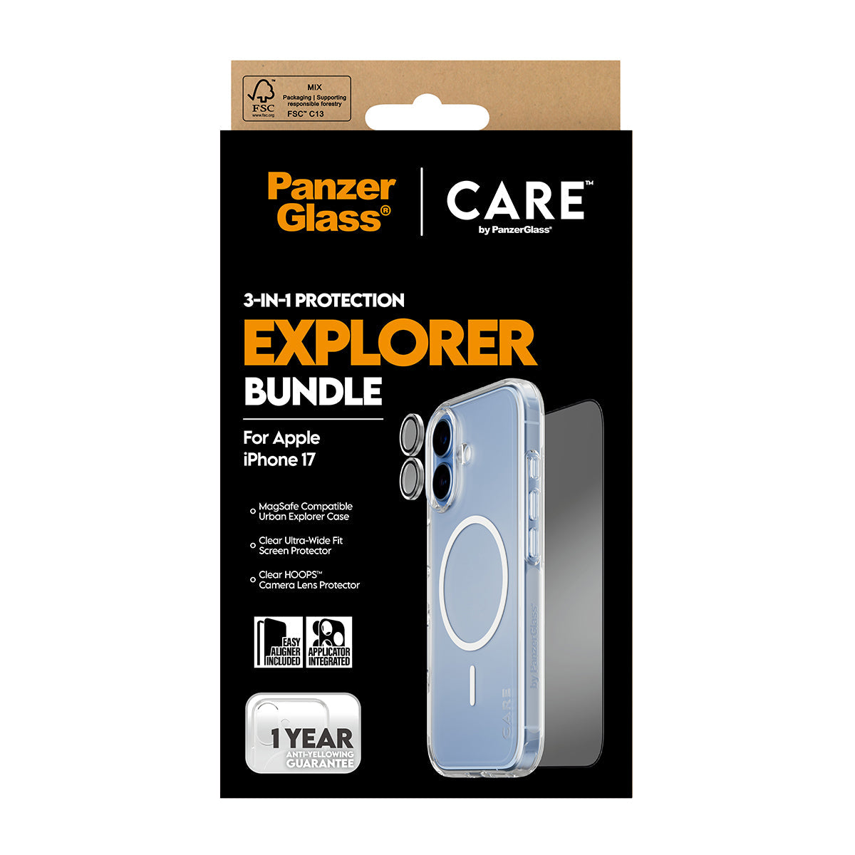 Panzerglass Care By Panzerglass 3-In-1 Explorer Set Ip 17