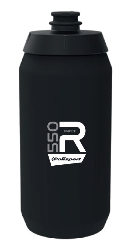 Bidon Polisport Rs550 Lichtgewicht - 550 Ml - Zwart