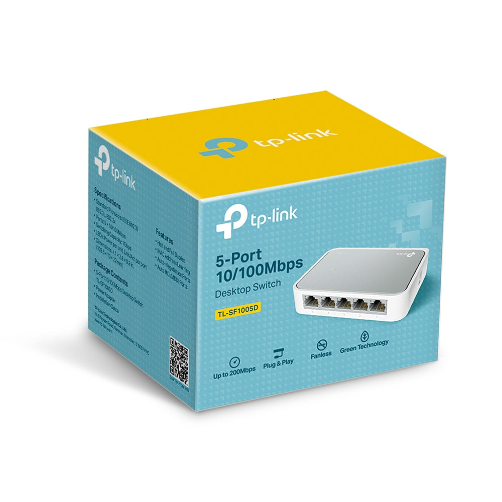 Tp-Link Tl-Sf 1005 D 5-Port 10/100 Desktop Switch