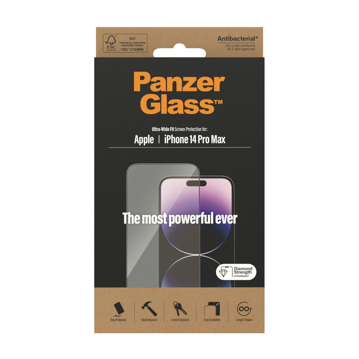 Panzerglass Screen Protector For Iphone 14 Pro Max Uwf