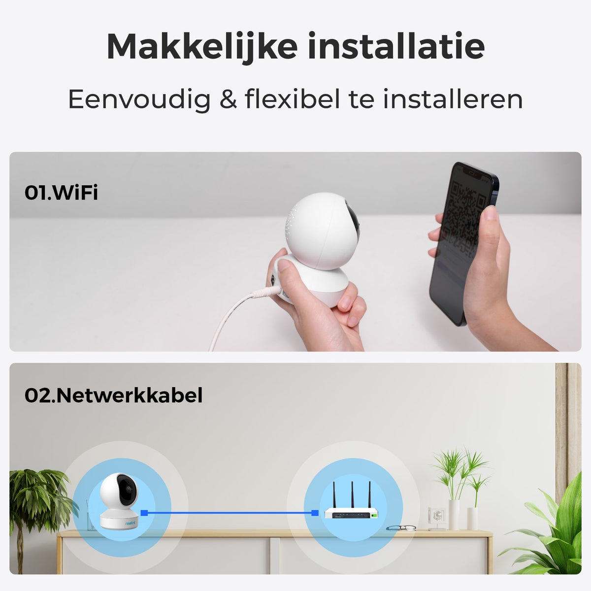 Reolink E Series E320 Pan&Tilt 3Mp Indoor Camera