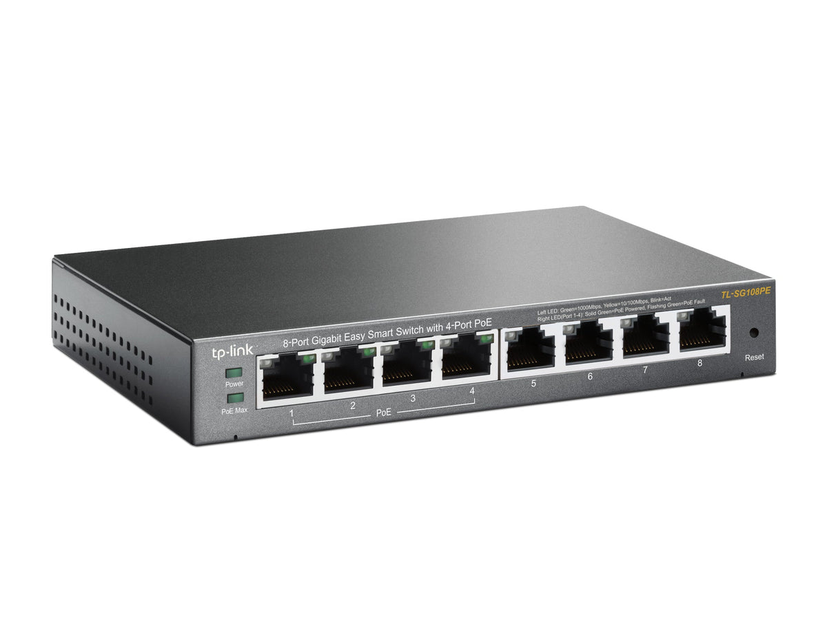 Tp-Link Tl-Sg108Pe 8 Port Switch