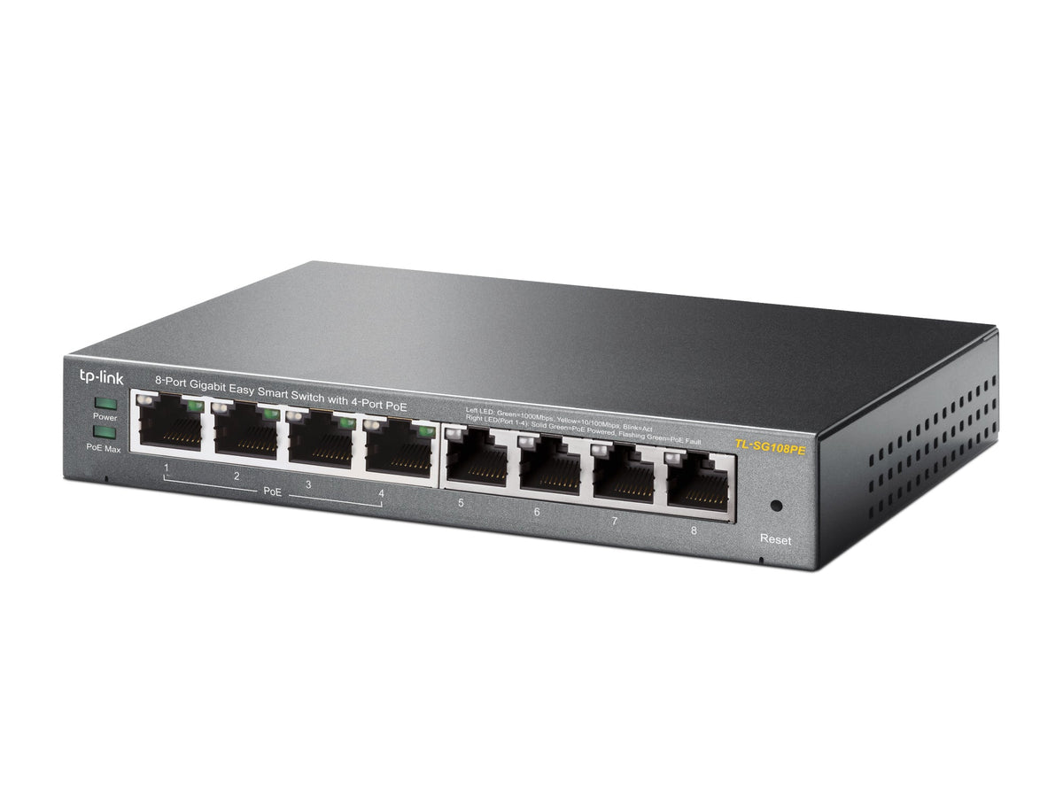 Tp-Link Tl-Sg108Pe 8 Port Switch