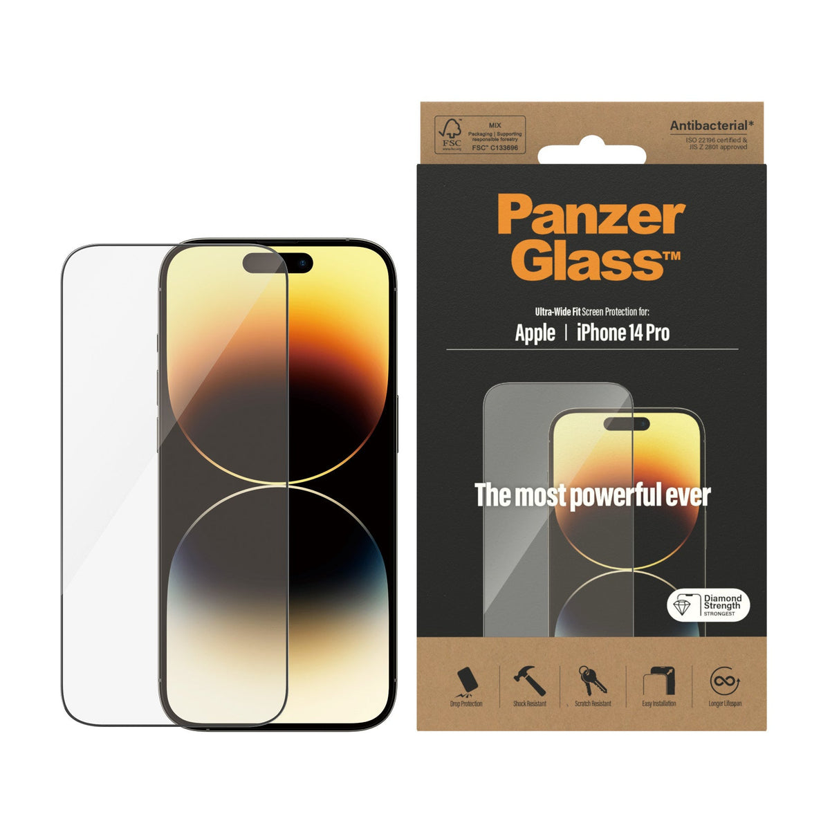 Panzerglass Screen Protector Iphone 14 Pro Uwf