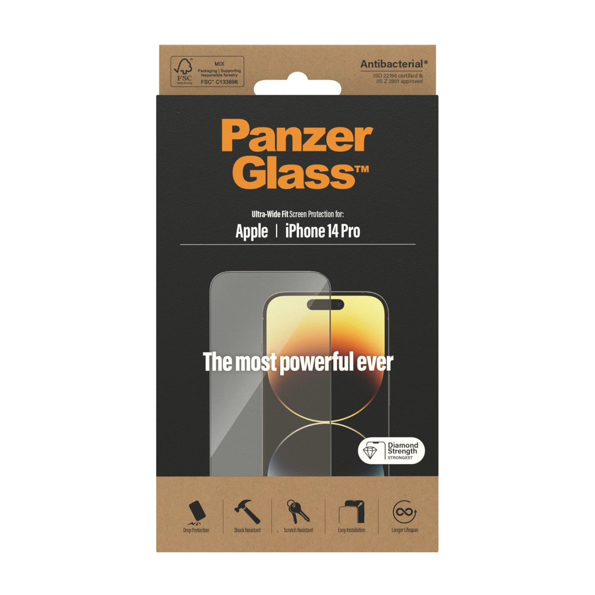 Panzerglass Screen Protector Iphone 14 Pro Uwf