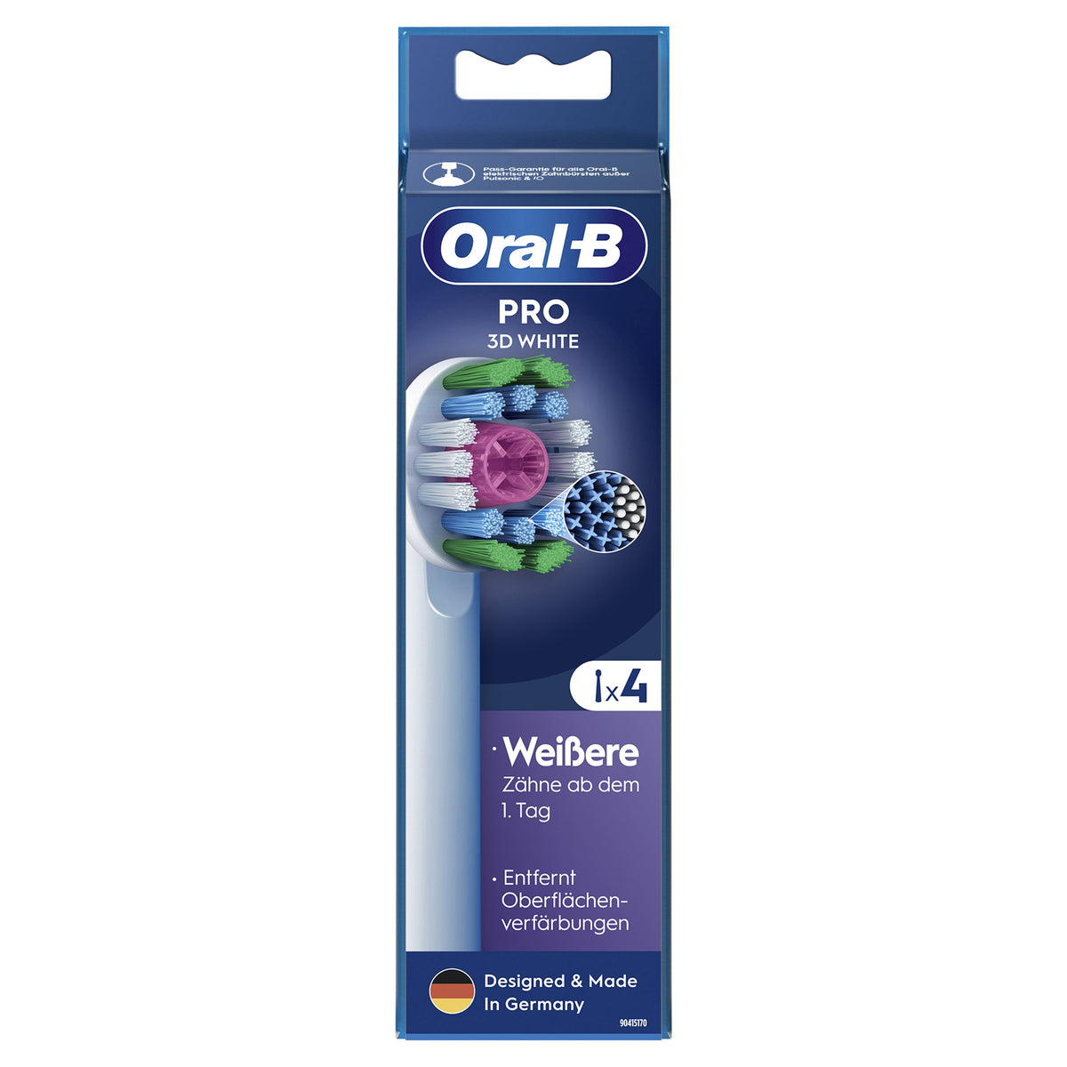 Oral-B Toothbrush Heads Pro 3D White 4 Pcs.