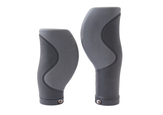 Handvatset Ergo 3-Componenten Zwart 128/90Mm  -   2-Kanten Geopend