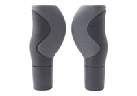 Handvatset Ergo 2-Componenten Zwart/Grijs 130/130Mm  -   1-Kant Geopend
