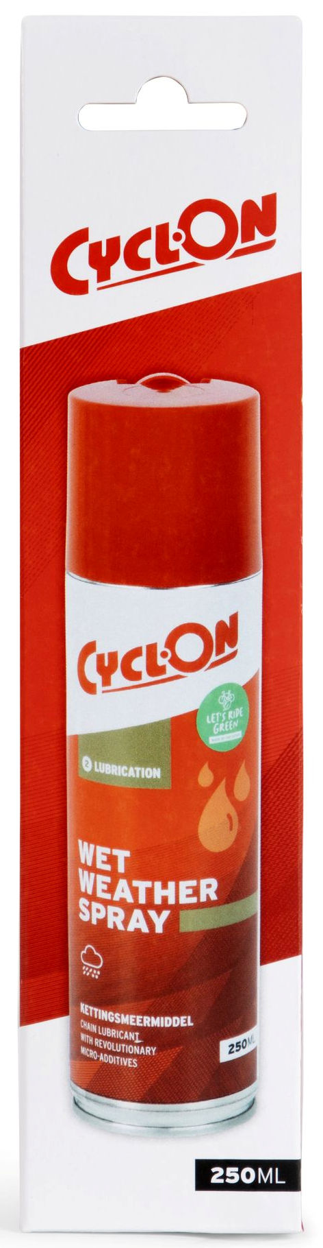 Kettingsmeermiddel Cyclon Wet Weather Spray - 250 Ml