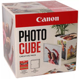 Canon Pp-201 13X13 Cm Photo Cube Creative Pack White Pink 40 Sh.