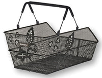 Fietsmand Basil Cento Flower Multi 44 X 30 X 23 Cm - Zwart