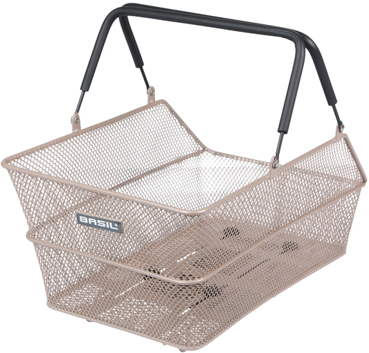 Fietsmand Basil Cento Mik 39 X 24 X 13 Cm - Nude Metallic