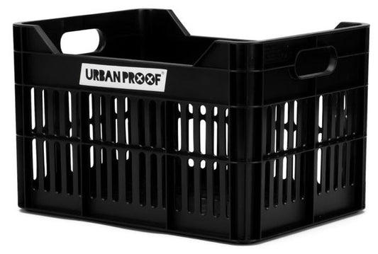 Gerecyclede Fietskrat Urban Proof Junior 15 Liter - Zwart