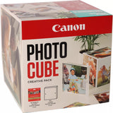 Canon Pp-201 13X13 Cm Photo Cube Creative Pack White Blue 40 Sh.