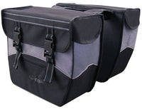 Dubbele Fietstas Greenlands 34 Liter 35 X 31 X 16 Cm (2X)  - Zwart/Wit