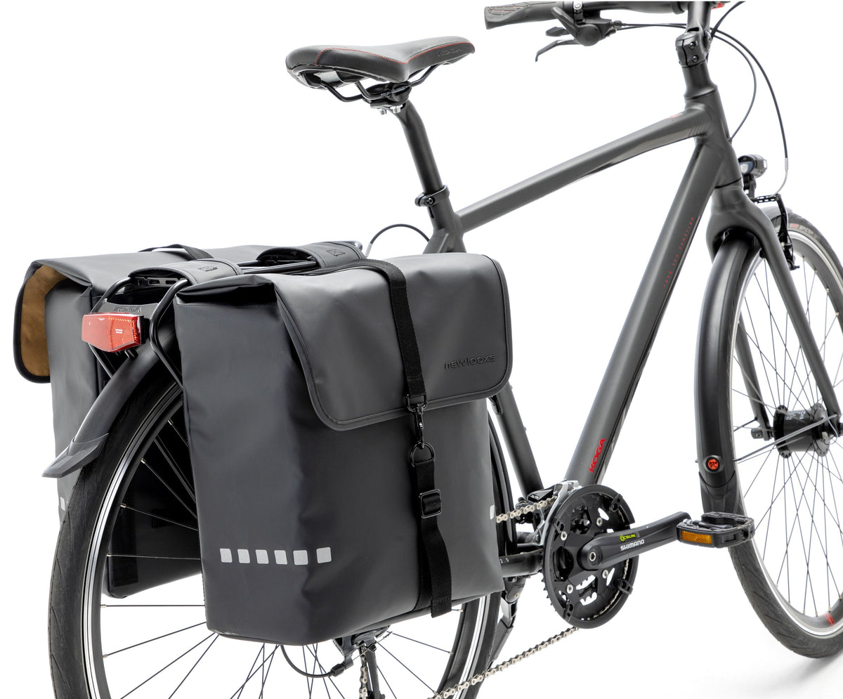 Dubbele Fietstas New Looxs Odense 39 Liter 34 X 16 X 38 Cm (X2) - Zwart